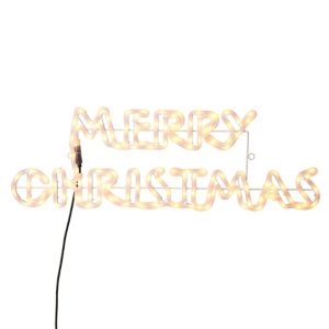 Image of Mains powered Static light function Merry Christmas Silhouette