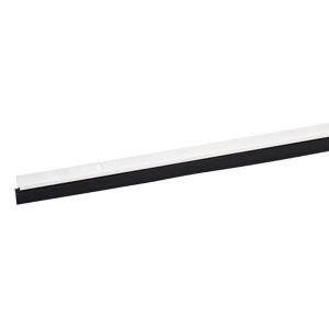 Image of Diall Silver effect Aluminium & rubber Draught excluder (L)1.05m