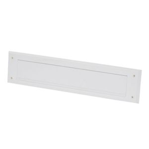 Image of Diall White Letterbox (W)342mm