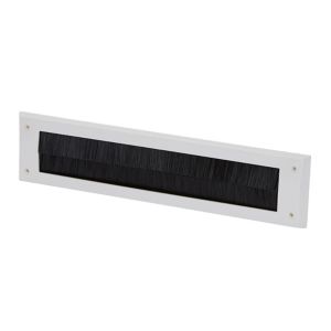 Image of Diall White Letterbox draught excluder (H)80mm (W)342mm