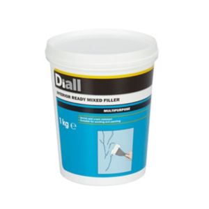 Image of Diall White Ready mixed Filler 1kg