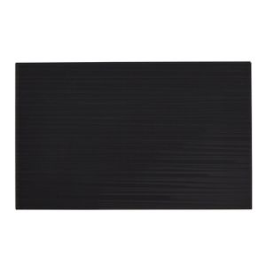 Image of Salerna Black Gloss Ceramic Wall tile (L)250mm (W)400mm Sample