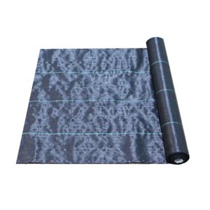 Verve Black Polypropylene Weed Control Fabric, (L)50M (W)2M