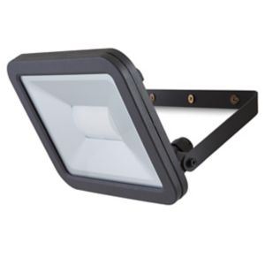 Blooma Weyburn Black Mains-Powered Cool White Floodlight 2400Lm