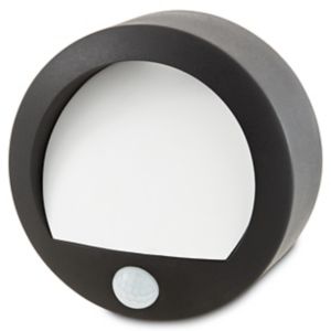 Image of Blooma Melville Black Battery-powered LED Outdoor Bulkhead Wall light