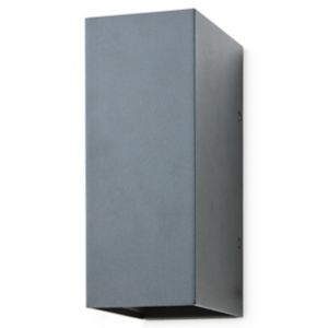 Image of Blooma Edna Matt Charcoal grey Mains-powered LED Outdoor Wall light 712lm