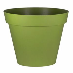 Image of Nurgul Glazed Green Plastic Plant Pot (Dia)100Cm