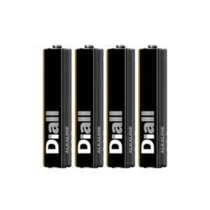 Image of Diall Non rechargeable AAA Battery Pack of 4