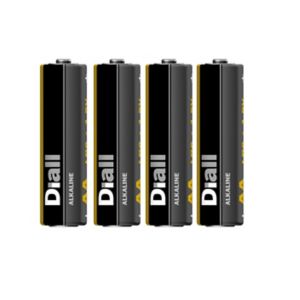 Image of Diall Non rechargeable AA Battery Pack of 4