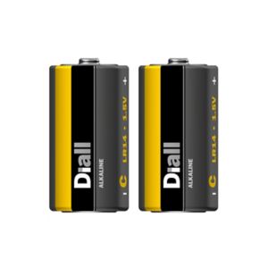 Image of Diall Non rechargeable C (LR14) Battery Pack of 2