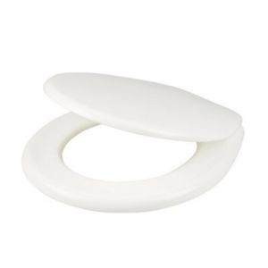 Pp Low Weight White Standard Close Toilet Seat