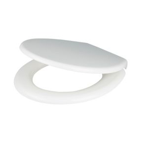 Image of Cooke & Lewis Carilo White Soft close Toilet seat