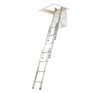 Image of 3 section 12 tread Tilt & turn right Loft Ladder