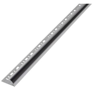 Image of Diall Aluminium Round External edge tile trim 12.5mm