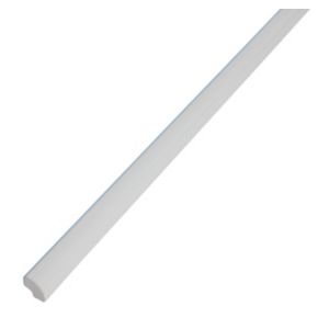 Image of Diall White Round edge Self-adhesive Bath seal (L)2500mm (W)17mm