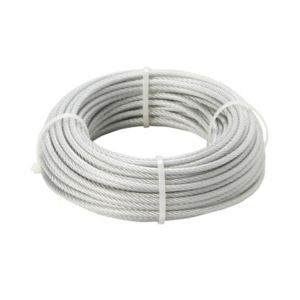 Image of Diall Steel & PVC Cable 2.5mm x 20m