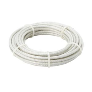 Image of Diall Steel & PVC Cable 6mm x 10m