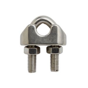 Image of Diall Stainless steel Wire rope clamp (L)90mm