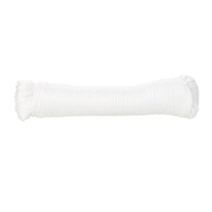 Image of Diall White Polypropylene Braided rope (L)10m (Dia)2mm