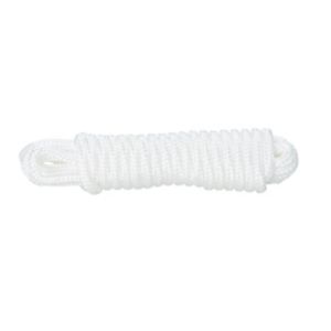 Image of Diall White Polypropylene Braided rope (L)0.2m (Dia)4mm