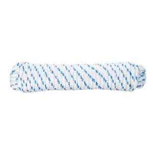 Image of Diall Blue & white Polypropylene Braided rope (L)0.75m (Dia)8mm