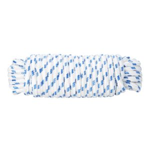 Image of Diall Blue & white Polypropylene Braided rope (L)3.5m (Dia)12mm