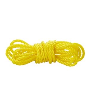 Image of Diall Yellow Polypropylene Twisted rope (L)5m (Dia)8mm