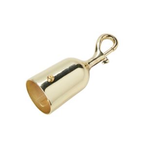 Image of Diall Brass Spring snap hook