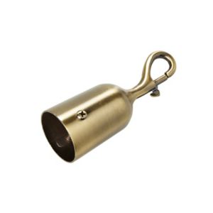 Image of Polished Bronze effect Brass Snap hook (L)115mm