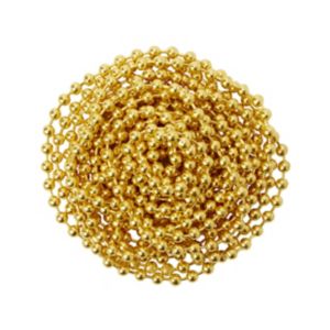 Image of Diall Brass-plated Brass Bead Chain (L)2.5 (Dia)2mm