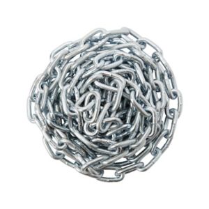 Image of Diall Zinc-plated Steel Welded Chain (L)2.5 (Dia)2.5mm