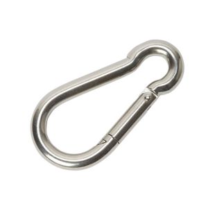 Image of Diall Zinc-plated Steel Spring snap hook (L)100mm