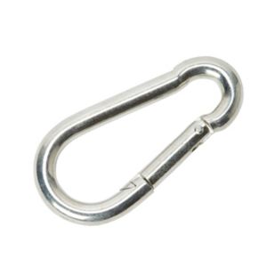 Image of Diall Zinc-plated Steel Spring snap hook (L)60mm