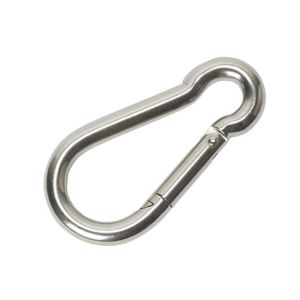 Image of Diall Chrome-plated Stainless steel Spring snap hook (L)50mm