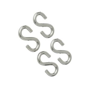 Image of Diall Zinc-plated Steel S-hook Pack of 4