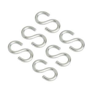 Image of Diall Zinc-plated Steel S-hook Pack of 6