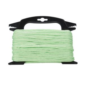 Image of Diall Green Polypropylene Twisted rope (L)2m (Dia)4mm