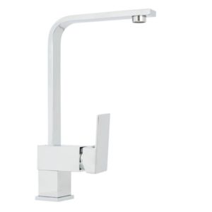 Image of Cooke & Lewis Clavey Chrome effect Kitchen Side lever Mixer tap