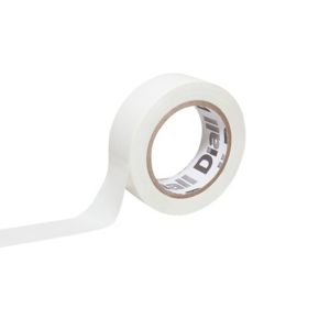 Image of Diall White Electrical Tape (L)10m (W)19mm