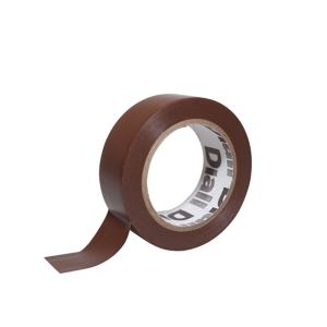 Image of Diall Brown Electrical Tape (L)10m (W)19mm