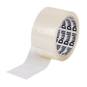 Image of Diall Clear Packing Tape (L)50m (W)50mm