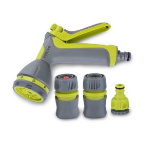 Image of Verve Green & grey Spray gun & hose fittings set