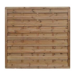 Blooma Fence Panel (W)1.8M (H)1.8M Brown