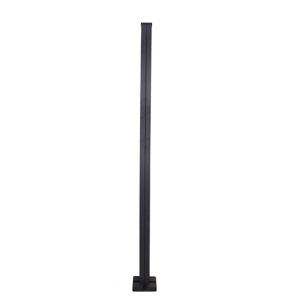 Image of GoodHome Neva Steel Slotted Fence post (H)1.83m (W)70mm