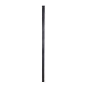 Image of GoodHome Neva Steel Slotted Fence post (H)2.4m (W)70mm