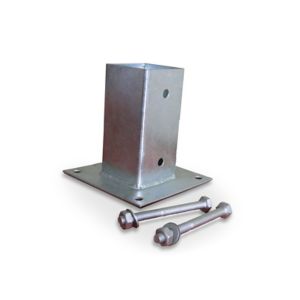 Image of Blooma Steel Post support (L)90mm (W)90mm