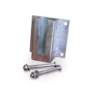 Image of Blooma Steel Post wall starting support (L)70mm (W)70mm