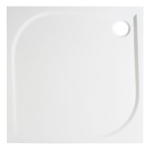 Image of GoodHome Limski Square Shower tray (L)760mm (W)760mm (D)70mm
