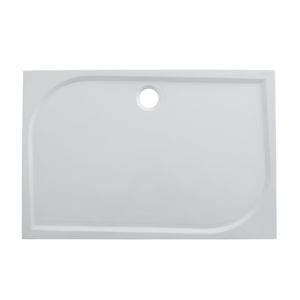 Image of GoodHome Limski Rectangular Shower tray (L)760mm (W)1200mm (D)800mm