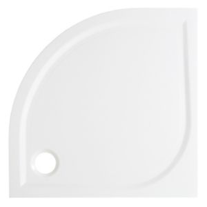 Image of GoodHome Limski Quadrant Shower tray (L)900mm (W)900mm (D)40mm